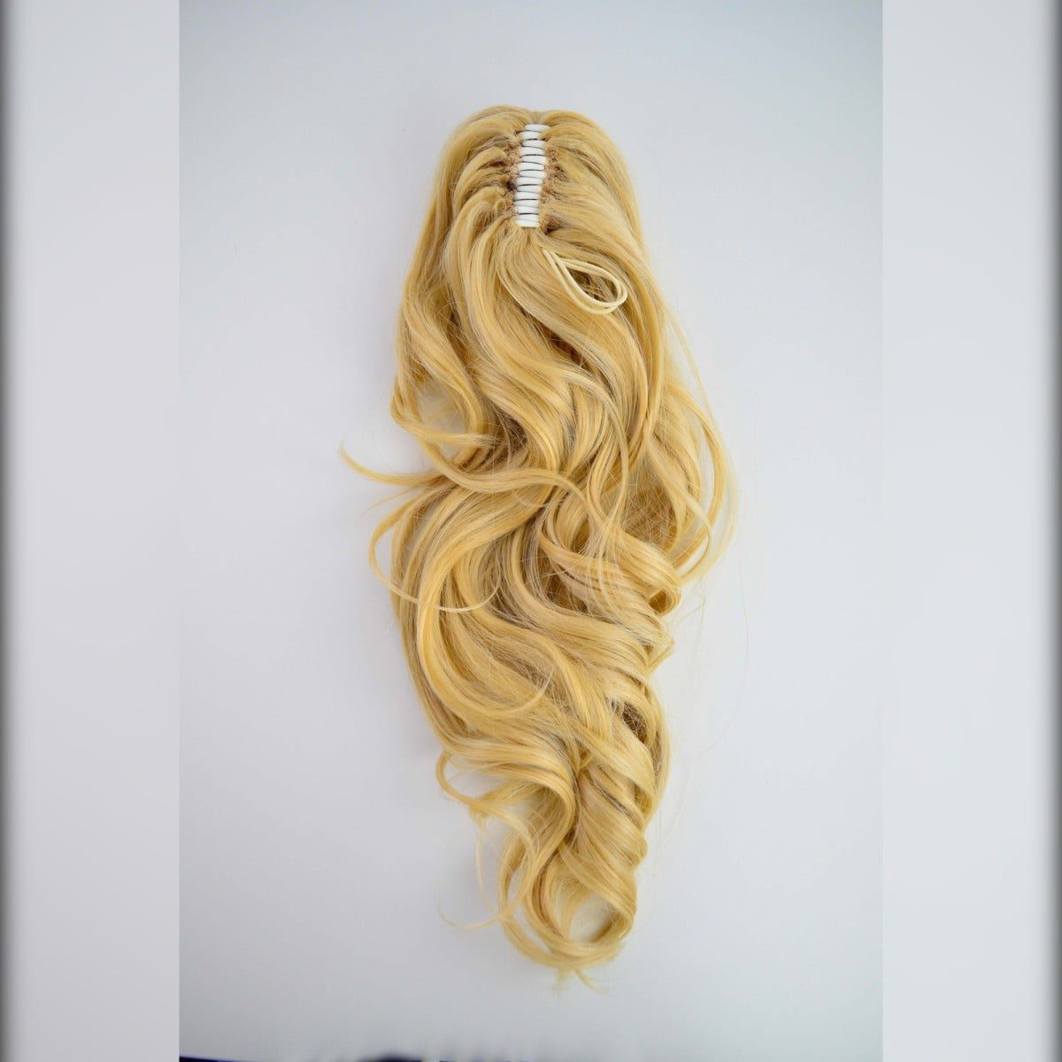 Clip Wavy Long Golden Blond Haarlaenge Ca 40cm